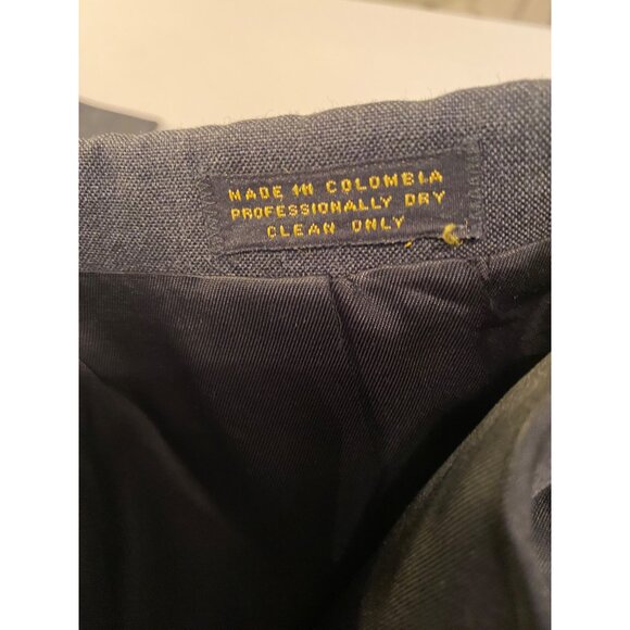 Oscar De La Renta 2 pc Gray Suit Single-Breast Jacket Blazer Pants XL - Picture 10 of 16